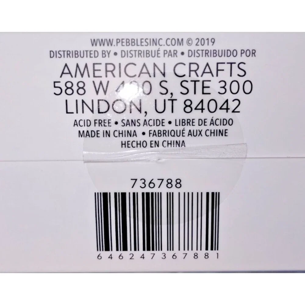 American Crafts Boxed Cards, A2 Cards & Envelopes, Pebbles Happy Cake Day - NEW!